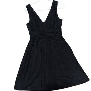 Trina Turk black cocktail dress event dressy night out holiday size 10